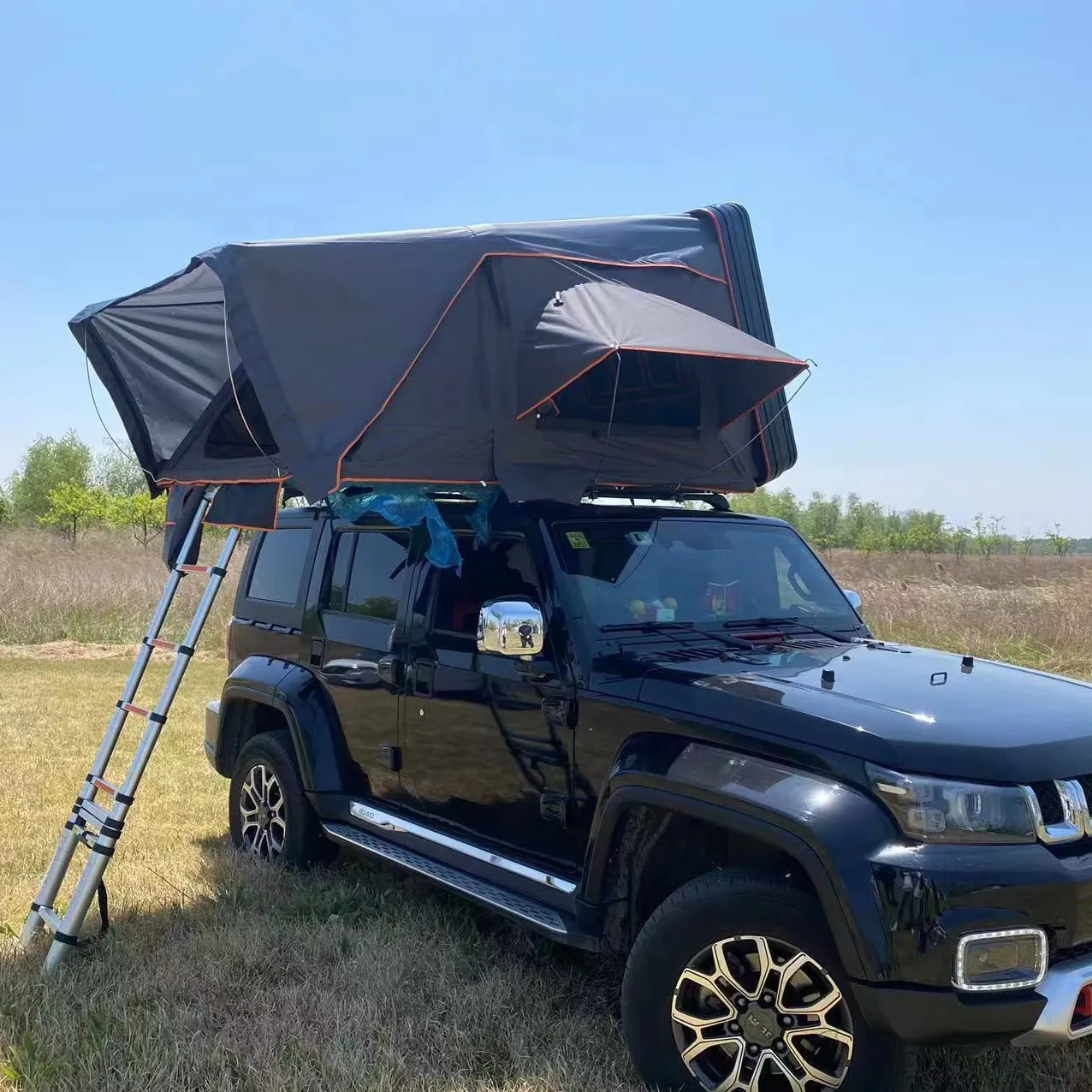 4x4 Overland Outdoor Camping 4 personas Aluminio Hard Shell Roof Top Car Tent