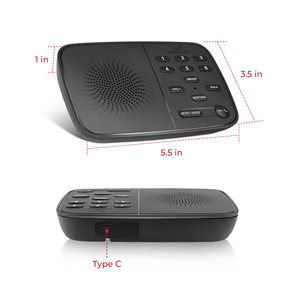 Sistema de comunicación interior Hosmart, sistema de intercomunicación de audio inalámbrico dúplex completo, intercomunicador de 2 vías para el hogar, la Oficina