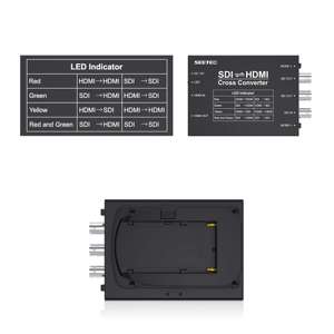 Conmutador de señal de transmisión SEETEC 1080p SDI a HDMI convertidor interruptor divisor Puerto salida Inout 4K conmutador Sdi a convertidor - Product Image 5