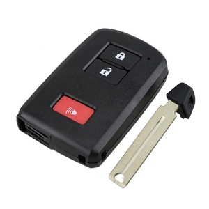 Toptan OEM 2 + 1 düğmeler araba anahtarlık uzaktan için 2019 2020 2021Toyota Highlander Land Cruiser Prius C 314.3 MHz FCC ID:HYQ14FBA