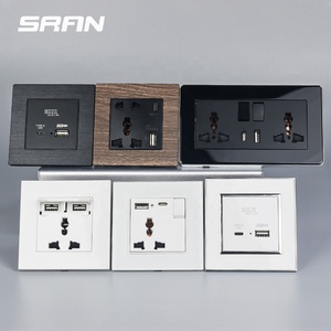 通用当代电动五孔电源插座，带USB和C型 - Product Image 6
