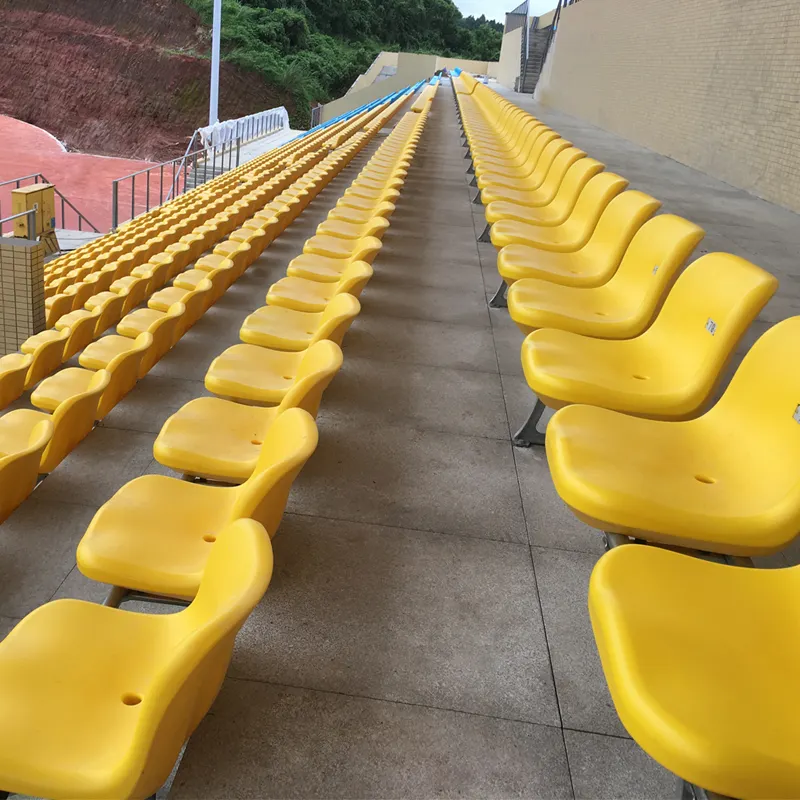 Silla de estadio, asiento de estadio de baloncesto de fútbol, sillas de estadio de auditorio usadas, asientos de blanqueador de plástico