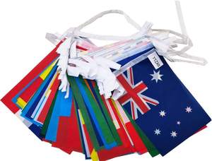 Banderín de poliéster 100D personalizado de alta calidad OEM a prueba de agua, banderín triangular, banderín, banderín triangular, banderas triangulares de sublimación en blanco - Product Image 4
