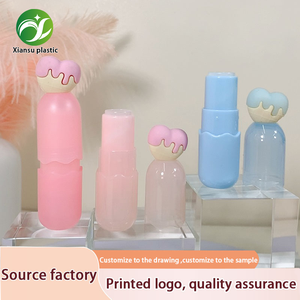 Phổ biến thiết kế dễ thương phim hoạt hình trái tim Ice Cream rỗng độc đáo lỏng Son môi <span class=keywords><strong>container</strong></span> Mini Lip Balm Ống mỹ phẩm bao bì - Product Image 2