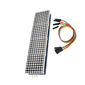 MAX7219 Punkt matrix modul 8*8 gemeinsame Kathode 5V rot blau und grün 4 in einer LED-Anzeige mit DuPont-Leitung - Product Image 6