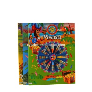 免费样品图画书蜡笔软封面着色书印刷儿童胶版印刷成人绘画书 - Product Image 1