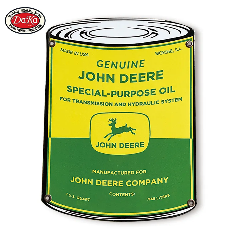 ناقل حركة John Deere من الولايات المتحدة وعلامات البورسلين المينا