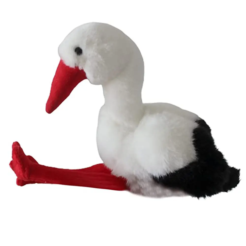 Muñeco de peluche de 3159 pulgadas con forma de pájaro blanco para niños, juguete de peluche de 5,5 pulgadas con diseño de pájaros blancos y europeos