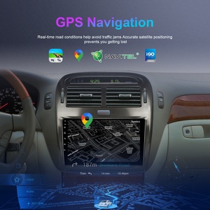 Podofo 9 Zoll Android Autoradio 4+64G 8 Core Carplay Android Auto für Lexus LS430 2004-2006 4G WLAN GPS BT RDS DSP IPS DAB OTA - Product Image 3