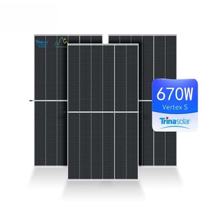 Năng lượng mặt trời tấm nhà sử dụng perc Mono trina panel năng lượng mặt trời 500W 550W 600W 670W 670W bifacial cho nhà linh hoạt panel năng lượng mặt trời - Product Image 1