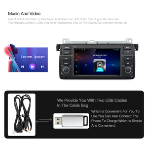 Android 11 araba multimedya oynatıcı BMW 3 serisi E46 M3 318/320/325/330/335 1998-2005 radyo Stereo GPS Android oto - Product Image 5