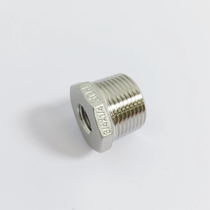 WAKAMSTU OEM不锈钢3/8 1英寸1/2x1/8减速器六角衬套NPT BSP外螺纹管端接头适配器减速器 - Product Image 2