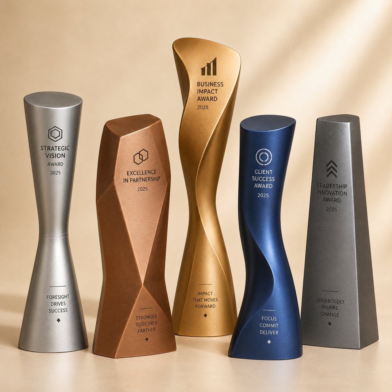 Aluminum alloy trophy
