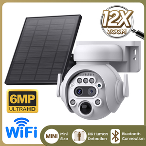 EDUP 70 Meters High-Definition Visual Range Outdoor Wireless 4G Monitoring Bulb Surveillance <strong>Cameras</strong> <strong>with</strong> Solar Panels - Product Image 2