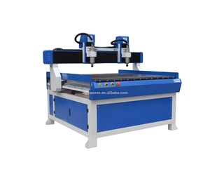 2.2kw 3轴便宜和最好的cnc路由器2头木cnc车床SM1212-2H - Product Image 2