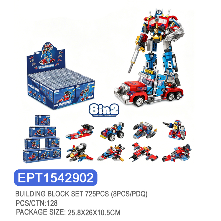 EPT1542902 Building Block Set 725PCS (8PCS/PDQ)