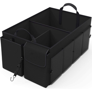 ไม่ลื่น2 In 1 Multi-ใช้รถBackseat Organizerที่นั่งBoot Cargo Storageพร้อมกระเป๋าด้านข้าง - Product Image 6