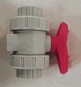 DN50 DN65 DN80 DN100 UPVC <strong>PPH</strong> Two Way Double Union Pneumatic PVC <strong>Ball</strong> <strong>Valve</strong>