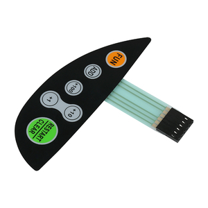 Sooshine cửa sổ trong suốt IP67 <span class=keywords><strong>EL</strong></span> Đèn nền phím màng chuyển đổi 6-nút FPC mạch bàn phím & bàn phím - Product Image 5