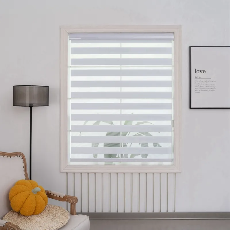 Cortinas zebra motorizadas para janelas Tuya Wifi, controle inteligente de filtragem diurna e noturna, novidade em oferta