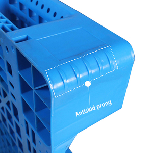 พาเลทพลาสติกสองทางสำหรับขนส่งพาเลทพลาสติกสีเขียวขนาด1200x1000 - Product Image 3