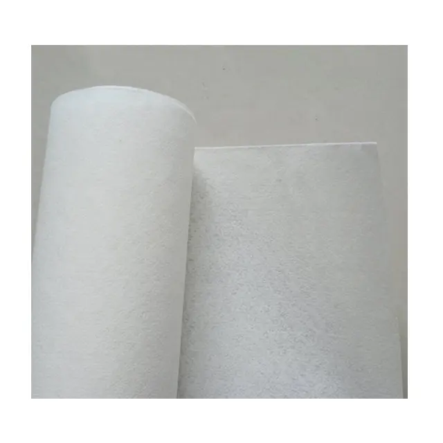 Bituminoso-filamento de fibra de poliéster no tejido, material impermeable, punteado con aguja, fieltro para techo, estera de poliéster