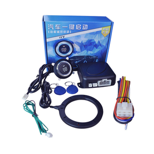 Alarma de coche con botón de arranque único, pulsador de motor, bloqueo RFID, interruptor de encendido, sistema antirrobo de entrada sin llave, botón de inicio - Product Image 5