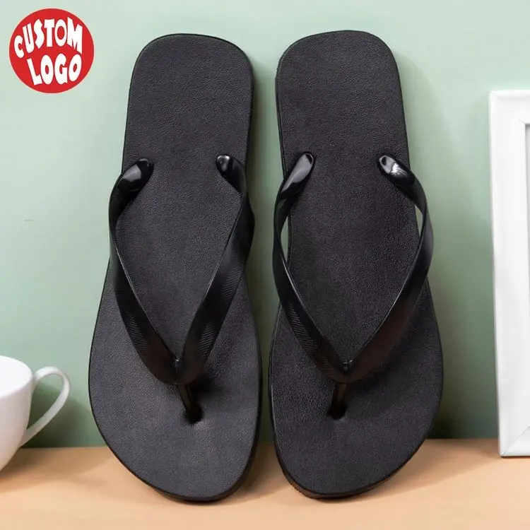 Newly Flip-flops Stylish Factory Sale EVA Rubber Beach Slippers Custom Women Flip Flops