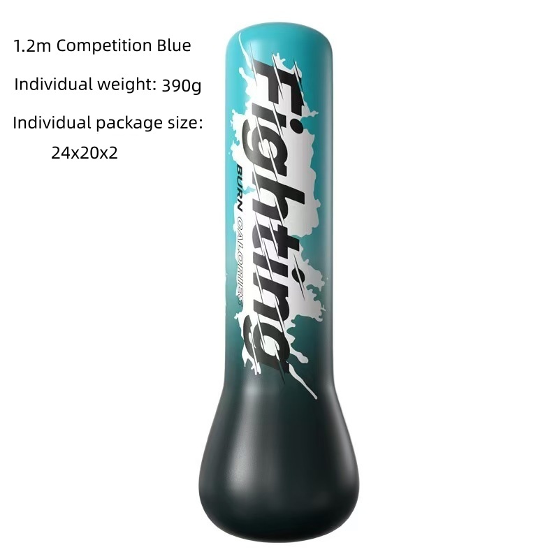 Colonne de boxe bleue colorée de 1,2 m