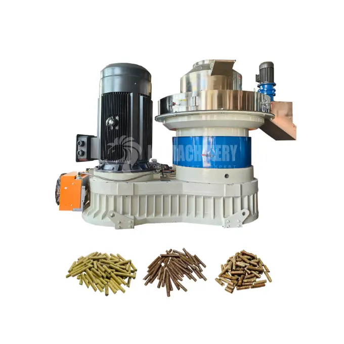 New Rice Husk Ring Die Pellet Making Machine for and Wood Pellet Production