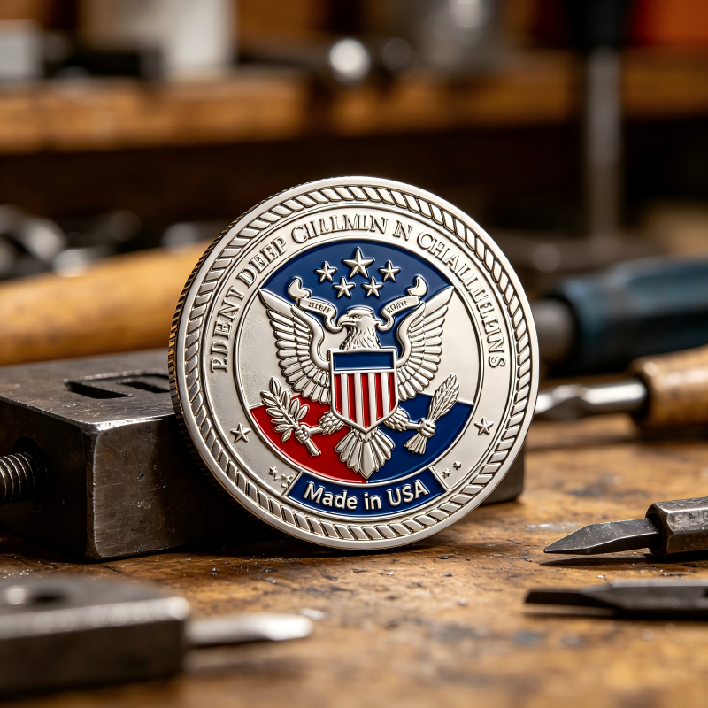Moneda de desafío 3D