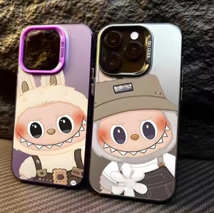 Labubu เคสโทรศัพท์มือถือ IMD ลายการ์ตูนสำหรับ iPhone 16 15 14 13 11 PRO MAX อุปกรณ์เสริมโทรศัพท์ขายส่ง - Product Image 3