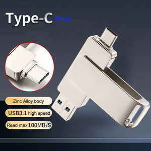 64GB 2-in-1 USB Flash Drive OTG USB C Memory Stick compatibile telefono Android PC penna esterna guida telefono 128GB - Product Image 2