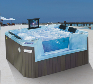 4-6 Người Bơi Spa Hồ Bơi Ngoài Trời Bồn Tắm Nước Nóng Acrylic Massage Whirlpool Bồn Tắm Với Nhà Máy Bán Buôn Giá Rẻ - Product Image 2