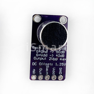 MAX9814 microfono AGC amplificatore scheda sensore audio modulo Auto guadagno controllo attacco per Arduino MAX4466 PCB Board Kit Diy - Product Image 4