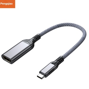 Thunderbolt 4/5 Type-C，用于HDMI母适配器，带8M usb-c扩展投影电缆聚氯乙烯视频计算机4K 60投影屏幕 - Product Image 4