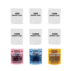 Wii用4MB/32MB/128MB実用メモリカード256M/512M/1024M NintendGamecube GCNGCゲーム用ゲーミングメモリストレージカード - Product Image 2