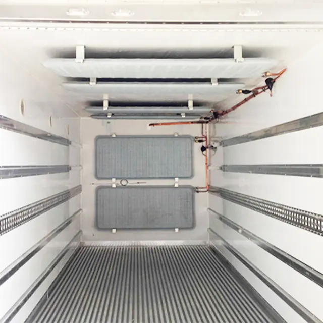 Camión con caja de helados Howo & Shacman, furgoneta refrigerada con placas eutécticas para furgoneta modelo de temperatura ultrabaja 40