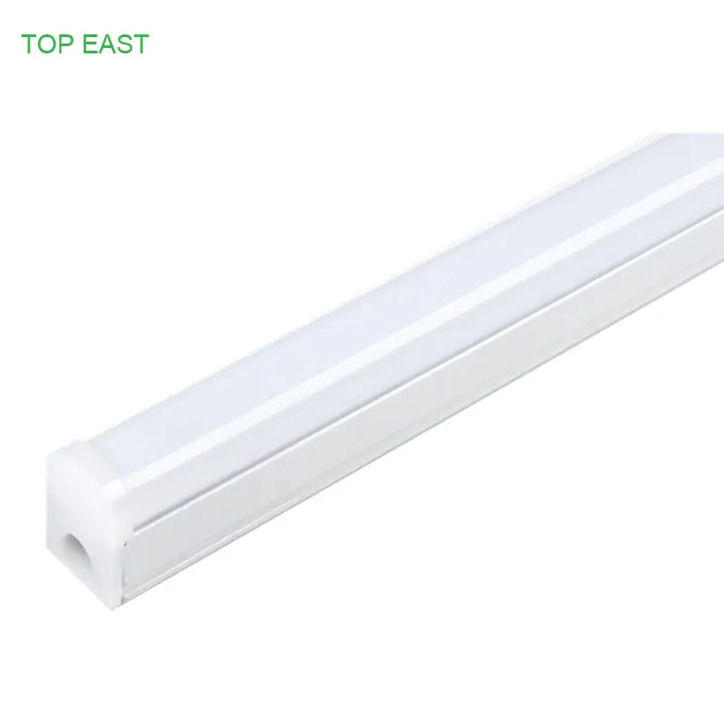 Luminaire à Tube Led T5, 1.2M, 15W, vanne à fluorescente, linéaire refermable, 4 pieds, 110lm/W, tout en plastique, livraison depuis la chine