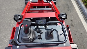 Euro 5 EPA Xăng Skid chỉ đạo mini theo dõi Skid chỉ đạo Bộ nạp 400kg với rừng mulcher Máy cắt cỏ 48 giờ nhà máy giao hàng - Product Image 6