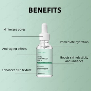 Yüz gözenek kontrolü için özel etiket Vegan gözenek Minimizer Serum küçülen sıkma gözenekleri rafine cilt dokusu minizing - Product Image 3