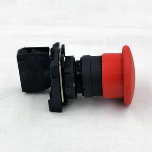 22mm緊急プッシュボタンスイッチスプリングリターン、赤いプッシャー付き40mm1NC XB5 AC42pusボタン緊急スイッチ - Product Image 6