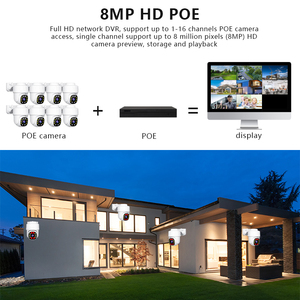 ShooCam-sistema de cámaras de seguridad IP, Kit de cámara Cctv de 16 canales, Poe, Nvr, 4K, 8MP, IP66 - Product Image 3