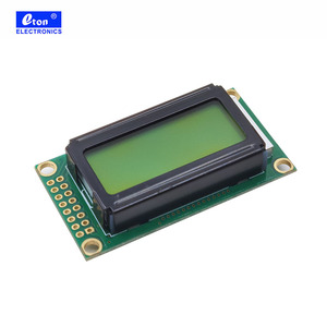 Custom 0802 Lcd 16 Pin Display 8x2 Character Yellow LCD Module - Product Image 5