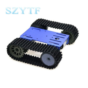 Mini T101 Smart Robot Tank Chassis piattaforma per auto cingolata con motore 33GB-520 per parte giocattolo Robot fai da te arduino - Product Image 3