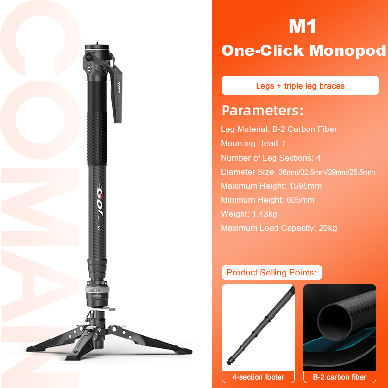 M1-Leg tube+Fixed base/1595mm