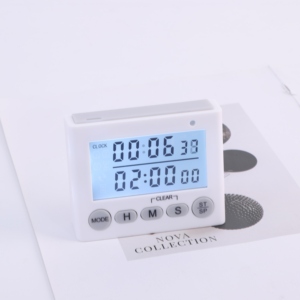Batterie Großes Display Digital bildschirm Küchen timer Digitaler Timer Quadratischer Koch-Countdown-Alarm Erinnern Sie die Schlaf-Stoppuhr-Uhr - Product Image 5