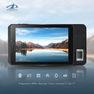HFSecurity FP07 Rugged Face Iris Fingerprint Passport NFC QR <strong>Code</strong> Android11 Biometric Device Fingerprint for School - Product Image 6