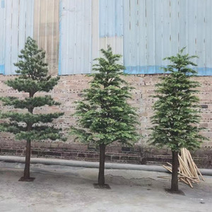 工場カスタマイズ人工松の木常緑人工杉の木屋内屋外装飾用 - Product Image 3
