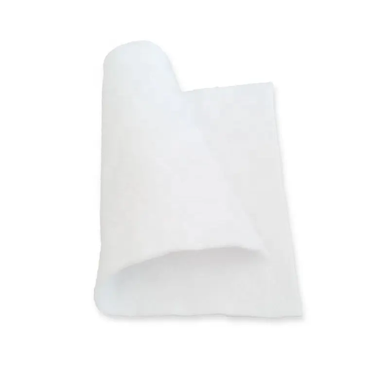 ポリエステル不織布充填綿ホームテキスタイル針ソフトフェルト付き白い衣類工場供給